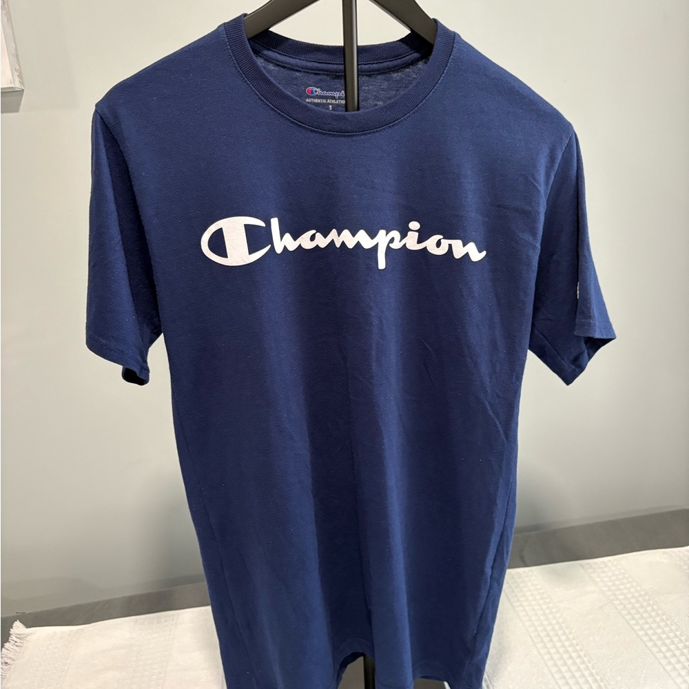 Champion Men's Navy Tee